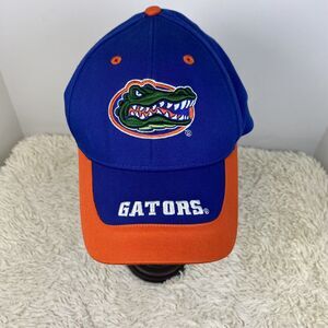Florida Gators NCAA UF Blue Orange 100% Cotton Ball Cap Hat Capsmith Adjustable